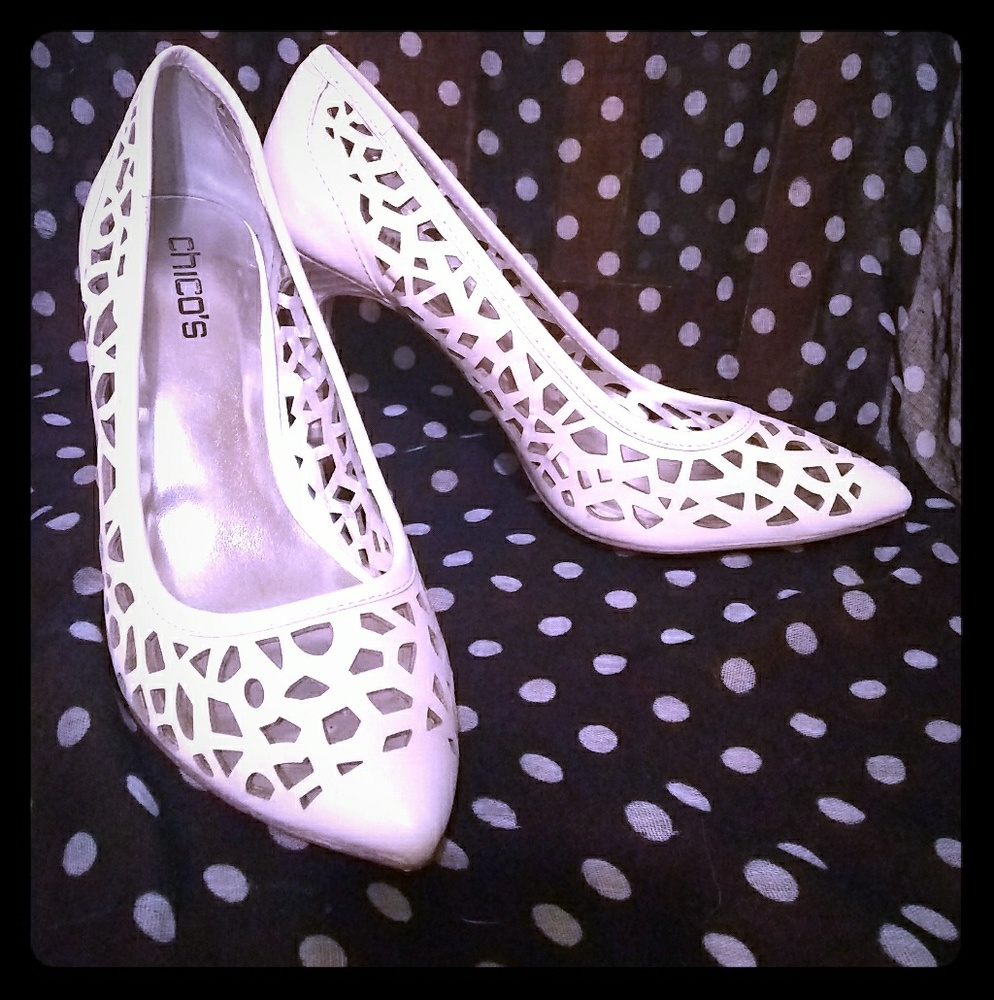 Chico's cutout heels